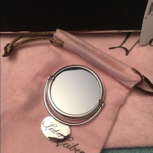 JUDITH LEIBR/Black/Satin/With crystal Stones Bag - Picture 2 of 3